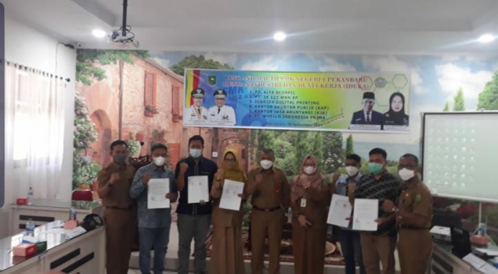 Alfa Scorpii Pekanbaru Dukung Program Link and Macth SMKN 6 Pekanbaru